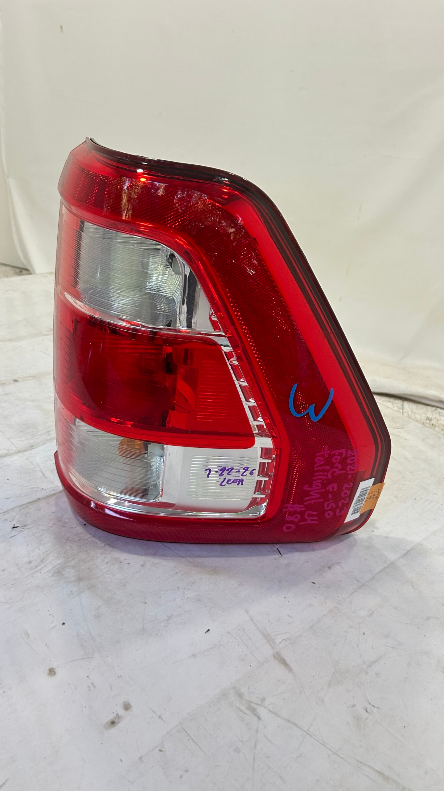 2021-2023 Ford  F-150 Left Driver side Taillamp
