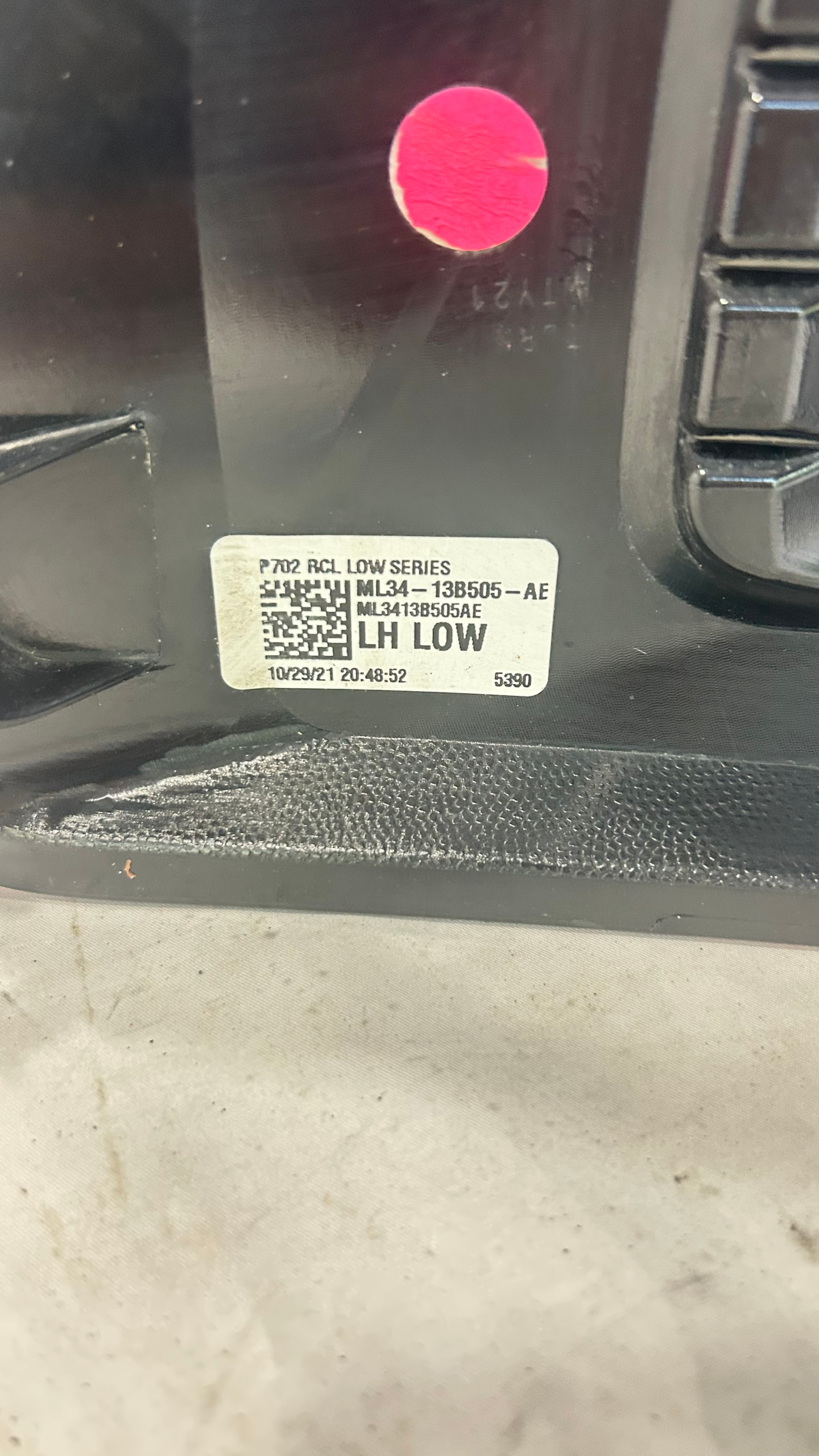 2021-2023 Ford  F-150 Left Driver side Taillamp