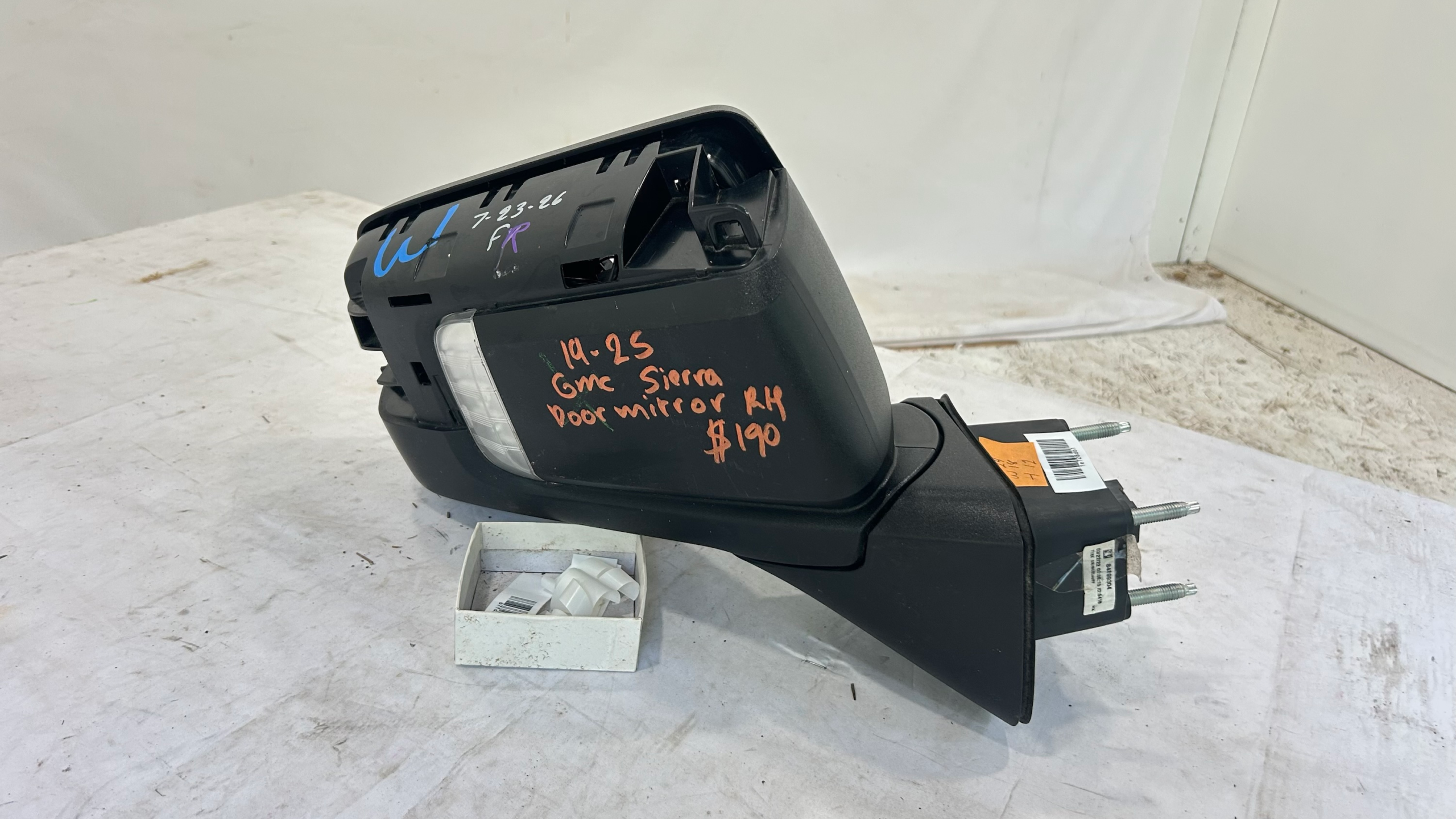 2019-2025 GMC Sierra 1500 Power Mirror Passenger 360 Cam BLIS Puddle OEM
