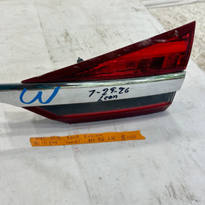 2017-2020 Ford Fusion Trunk Driver and Passenger Side Inner Tail Light  W/ Chrome molding - Image 3