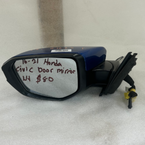 2016-2021 Honda Civic OEM door mirror, left driver side - Image 9