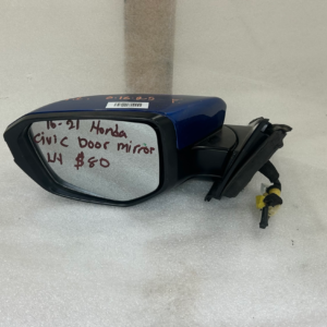 2016-2021 Honda Civic OEM door mirror, left driver side - Image 1