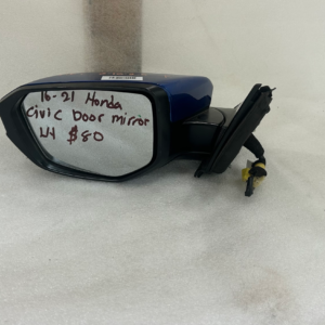 2016-2021 Honda Civic OEM door mirror, left driver side - Image 3
